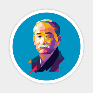 Kano Jigoro Popart Uncurve Magnet